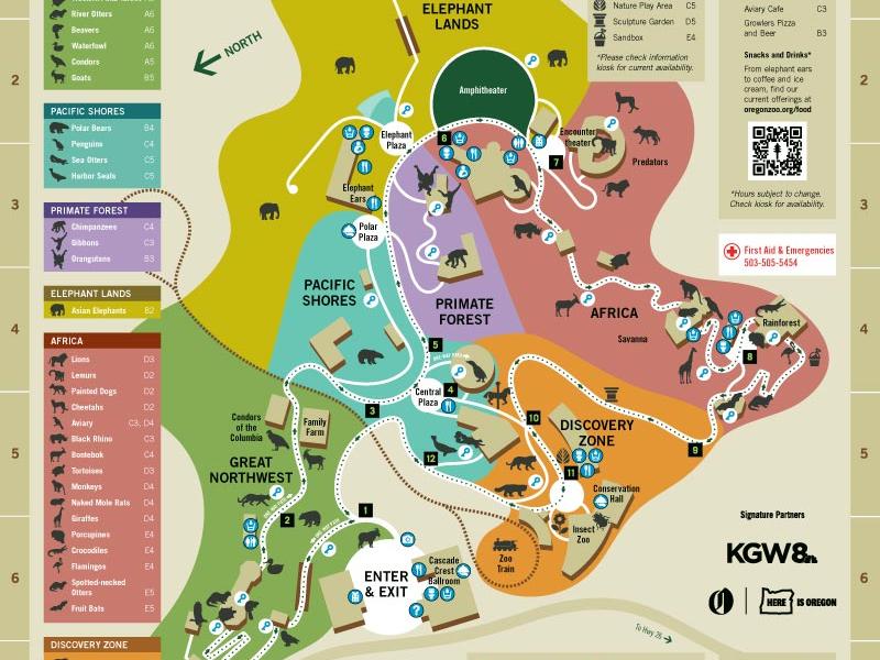 zoo map
