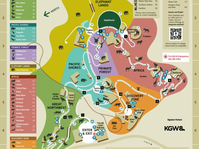 map of zoo