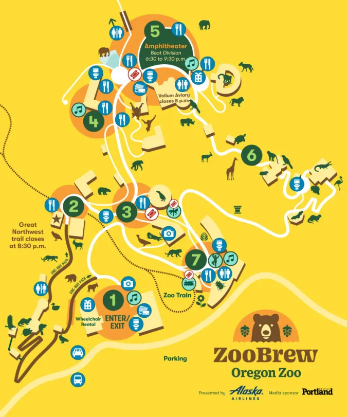 map of zoo brew