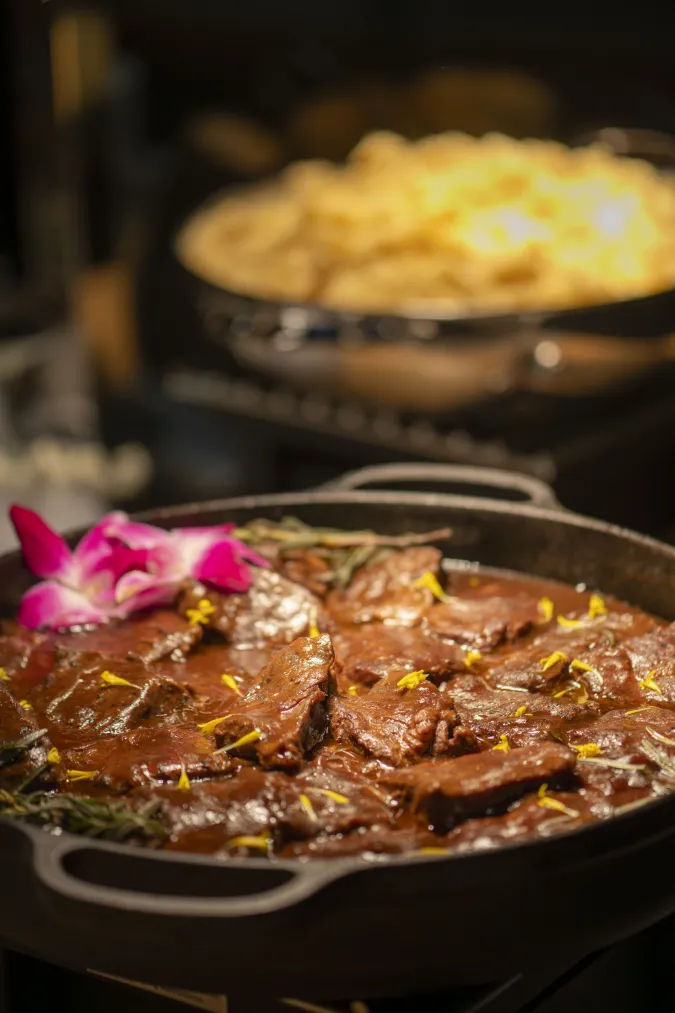 Slow cooked beef 