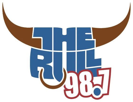 98.7 The Bull Logo
